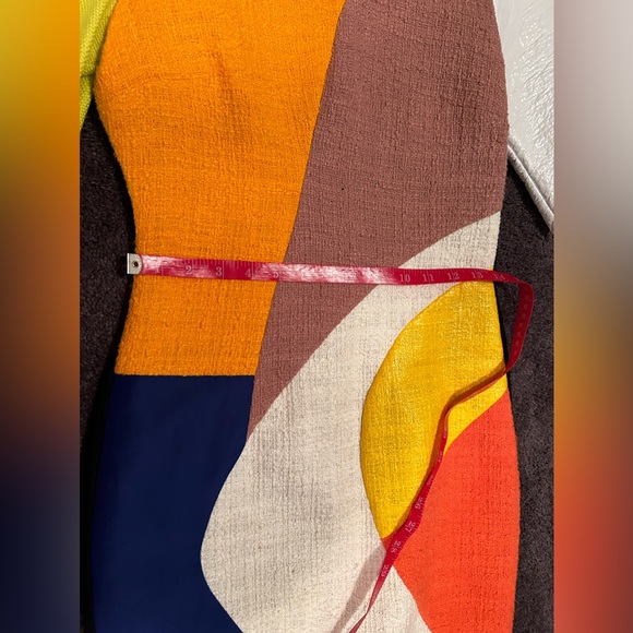 Roksanda Ilincic Size 10 Color Block Sheath Dress - Multi Color - Picture 12 of 14